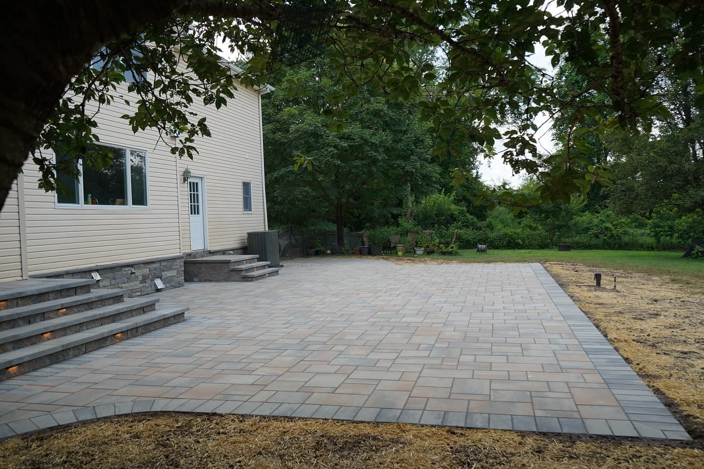 Landscaping work in Basking Ridge