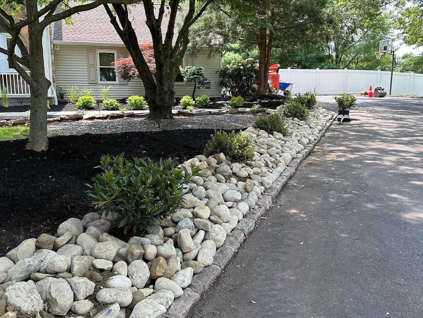 Landscaping work in Branchburg