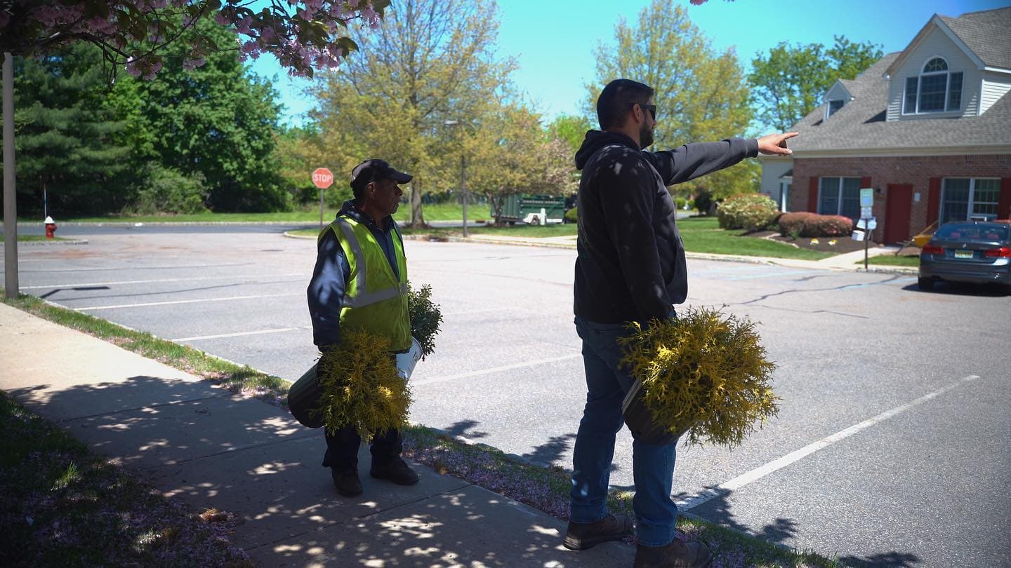 Landscaping work in Far Hills