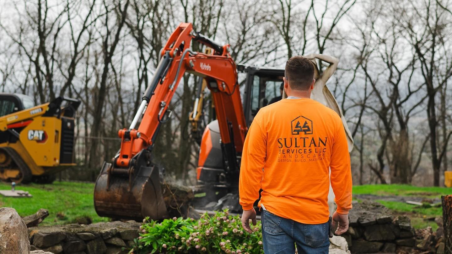 Landscaping project in Princeton