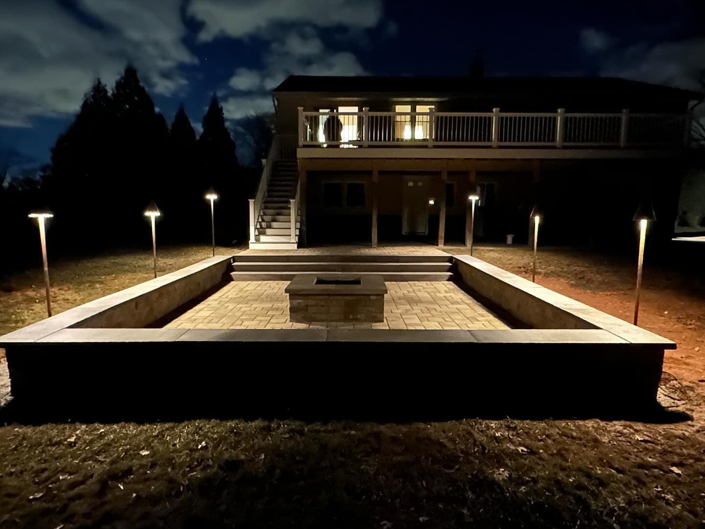 Landscaping work in Tewksbury