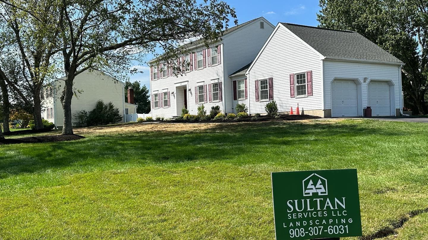 Landscaping work in Whitehouse Station