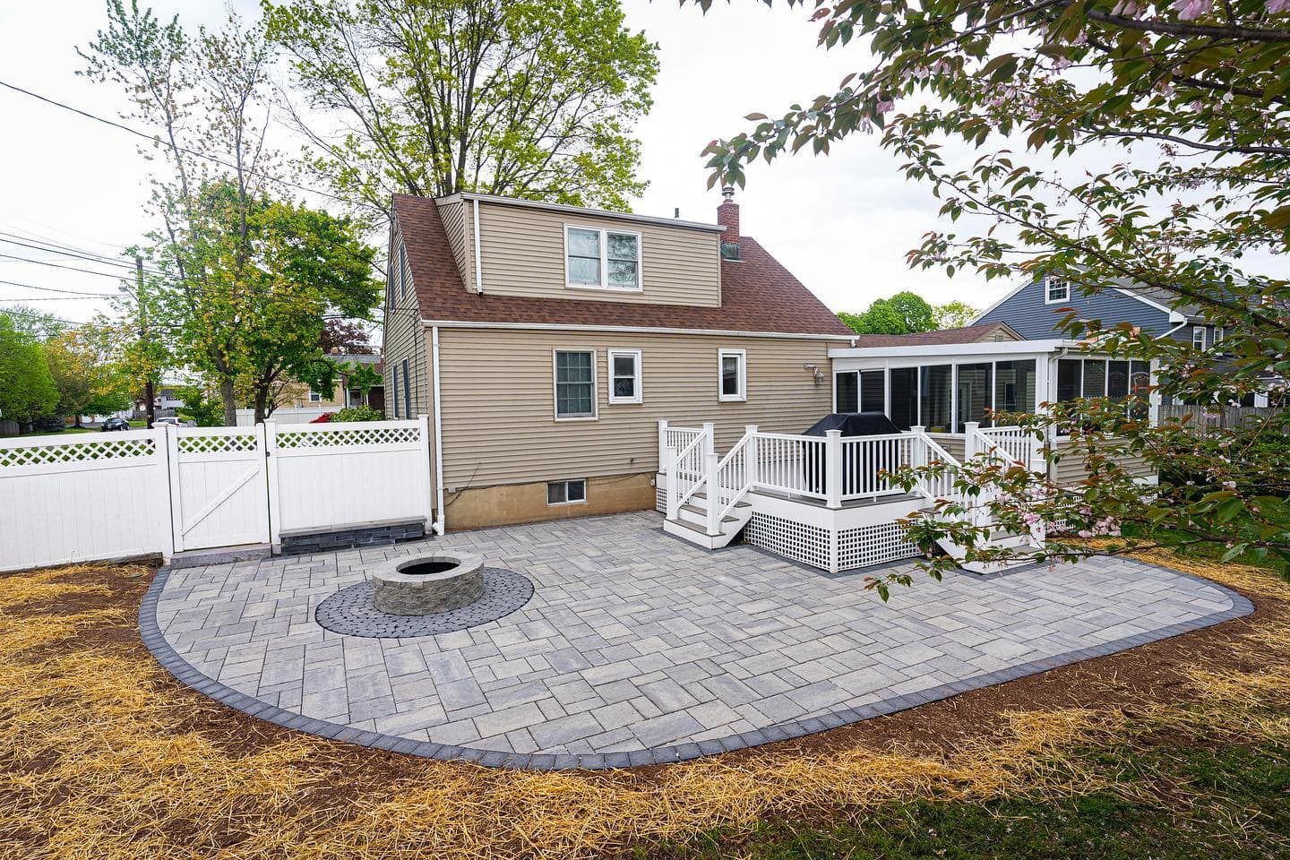 Landscaping project in Whitehouse Station