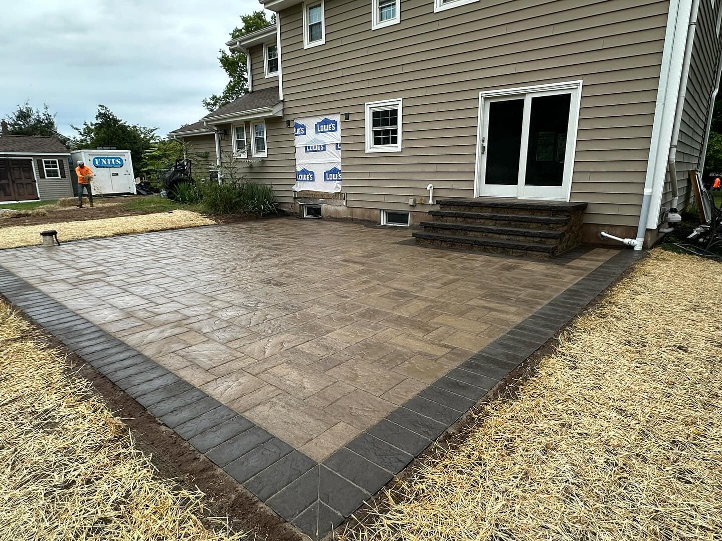 A backyard patio built to actually use the space