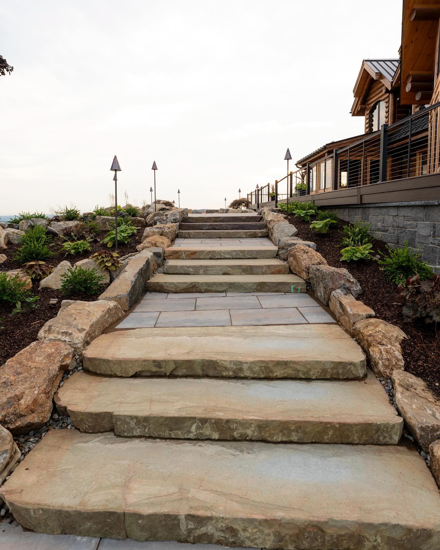 Retaining Walls & Stone Steps