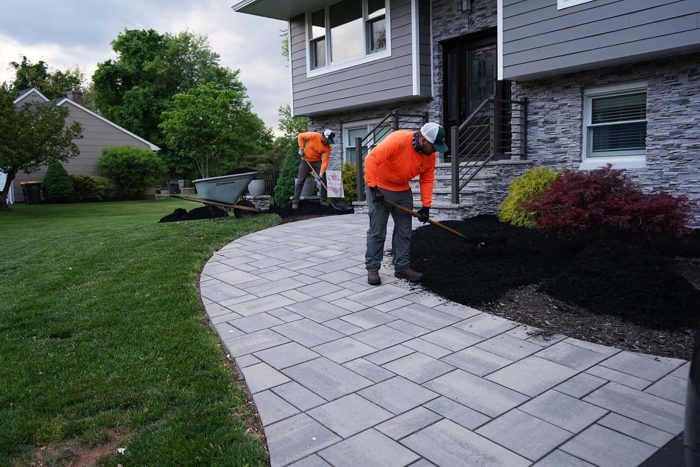 Landscaping work in Hillsborough
