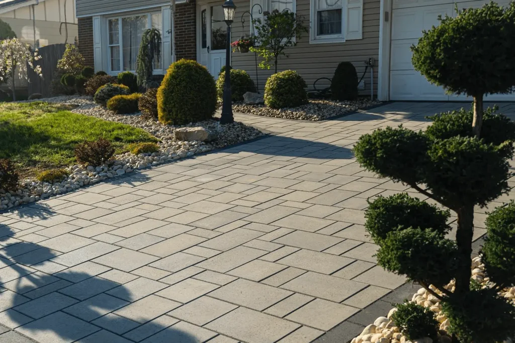 Hardscape driveway design and installation services